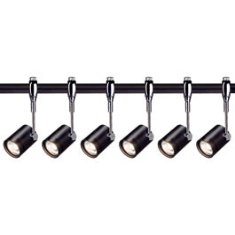 SLV 185450TK6 Bima 1 50W 6 Light Track Kit Chrome & Black