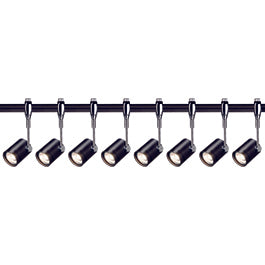 SLV 185450TK8 Bima 1 50W 8 Light Track Kit Chrome & Black