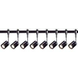 SLV 185450TK8 Bima 1 50W 8 Light Track Kit Chrome & Black