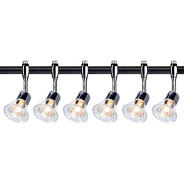 SLV 185632TK6 Anila 50W 6 Light Track Kit Chrome & Black