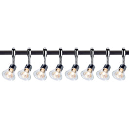 SLV 185632TK8 Anila 50W 8 Light Track Kit Chrome & Black