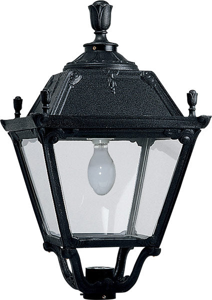 Fumagalli Asbac Elia 80W LED IP65 Lantern Bk Assembled Q45.000.AY.D8L.M