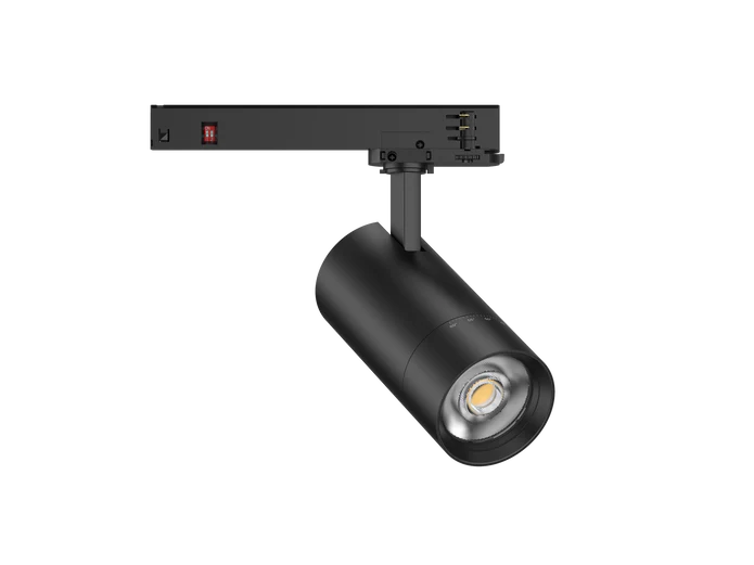 3-Circuit Track LED Spotlight Black 20/25/30/35W Selectable CCT Multi-Angle 15-60º Dimmable