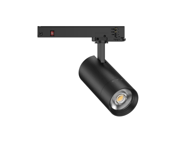 3-Circuit Track LED Spotlight Black 20/25/30/35W Selectable CCT Multi-Angle 15-60º Dimmable