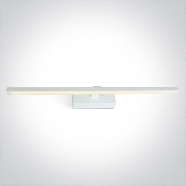 One Light 38114T/W/W WHITE LED BATHROOM / WALL LIGHT 14W WW IP44 230V