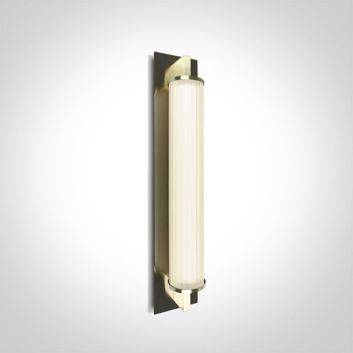 One Light 38118N/BBS/W BRUSHED BRASS LED WW 18W IP44 230V