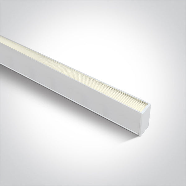 One Light 38150A/W/C WHITE DIFFUSER UGR19 LED 40W CW 1200mm 120d LINEAR 230V