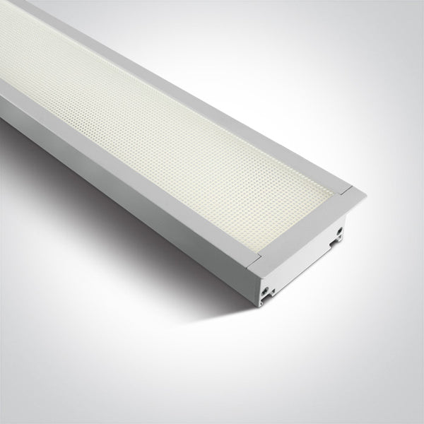 One Light 38150AR/W/C WHITE RECESSED UGR19 LED 40W CW 1210mm LINEAR 230V