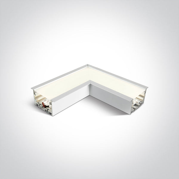 One Light 38152RC/W/C WHITE CORNER FOR 38152R LED 8W CW 120d LINEAR 230V