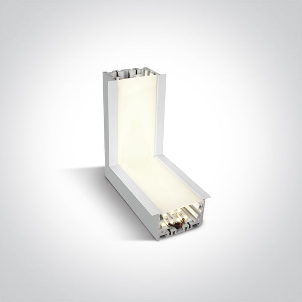 One Light 38152RL/W/C WHITE CEILING CORNER FOR 38152R LED 10W CW 120d LINEAR 230V
