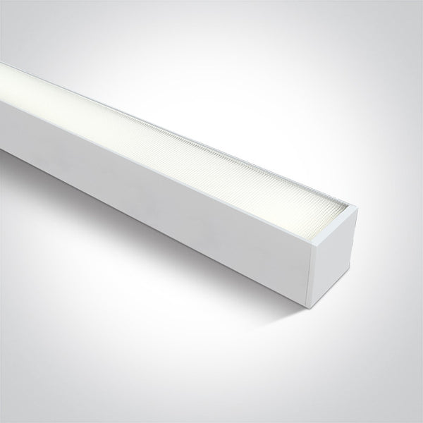 One Light 38160A/W/C WHITE DIFFUSER UGR19 LED 40W CW LINEAR IP20 230V
