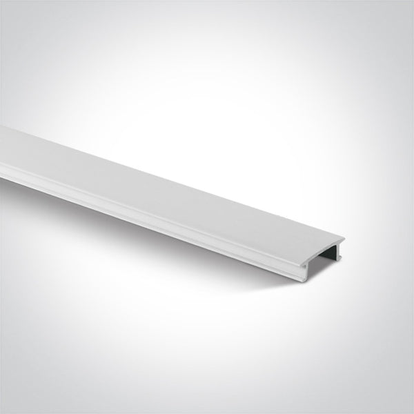 One Light 40002C/W WHITE PLASTIC COVER 2m FOR SQUARE TRACK