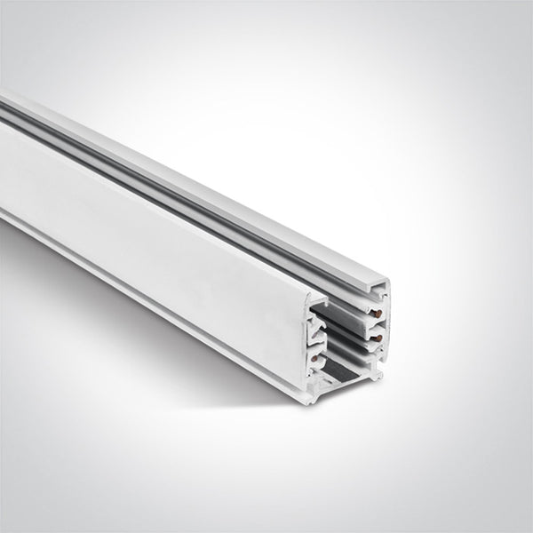 One Light 40001A/W WHITE TRACK SQUARE 1m