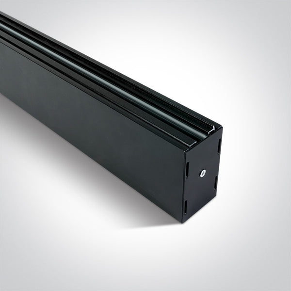 One Light 40020/B BLACK PROFILE FOR SQUARE TRACK 210cm