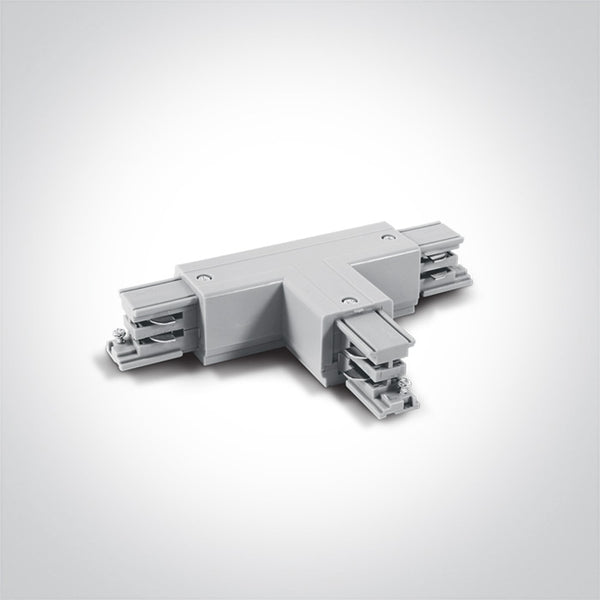 One Light 41016A/W/R WHITE T CONNECTOR RIGHT