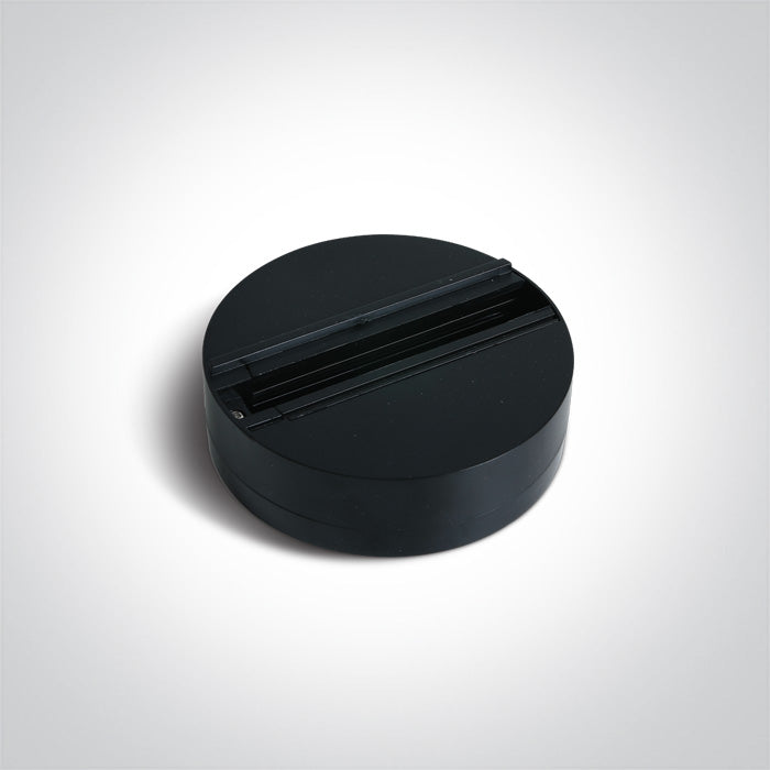 One Light 41030/B BLACK SURFACE MOUNT BASE FOR TRACK SPOTS