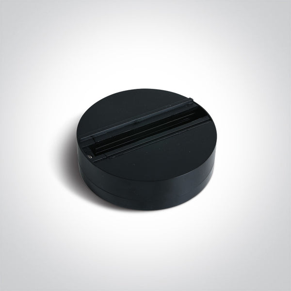 One Light 41030/B BLACK SURFACE MOUNT BASE FOR TRACK SPOTS