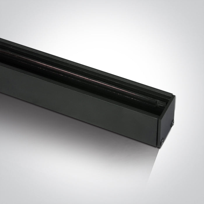 One Light 42002A/B BLACK MAGNETIC PROFILE 2m 48V MINI