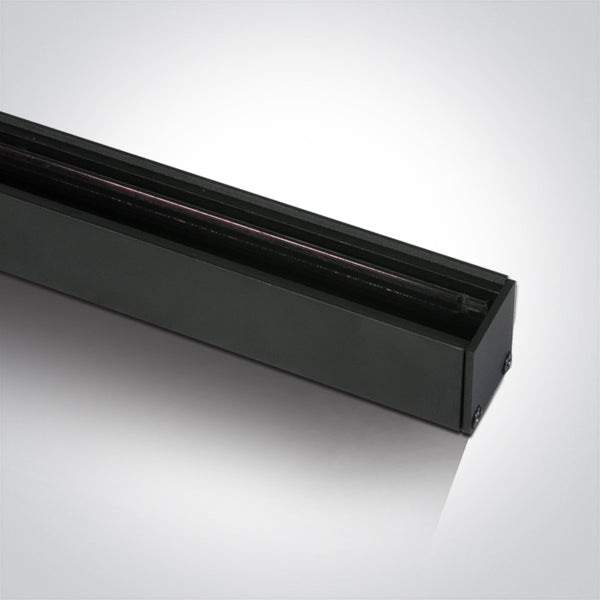 One Light 42002A/B BLACK MAGNETIC PROFILE 2m 48V MINI
