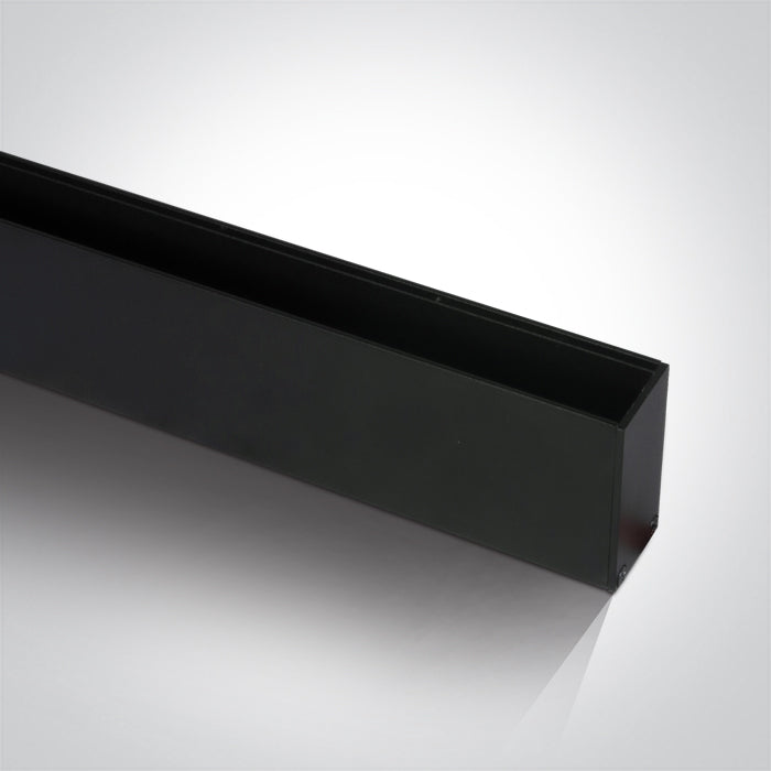 One Light 42002B/B BLACK MAGNETIC PROFILE 2m 48V MIDI