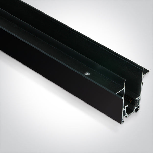 One Light 42002TR/B BLACK MAGNETIC TRIMLESS PROFILE 2m 48V MAXI