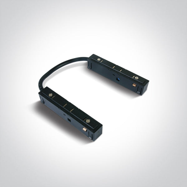 Black Live Corner Connector for 42001 / 42002 48V Magnetic Track Light System