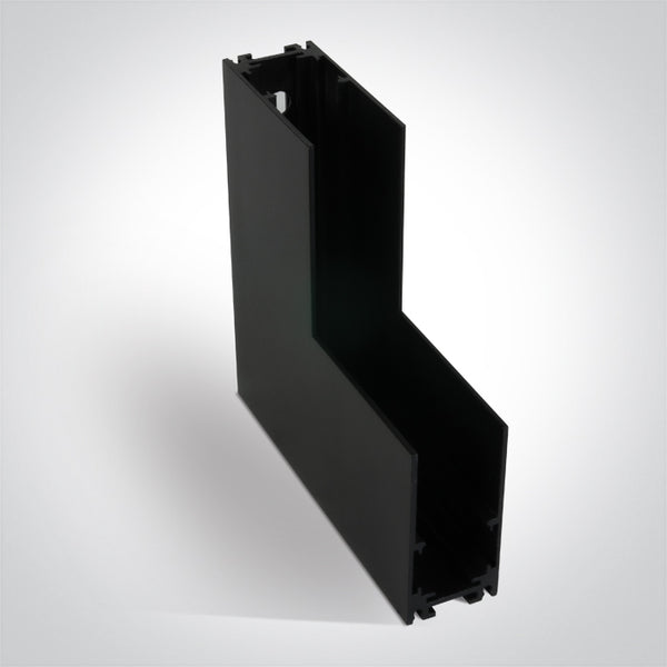One Light 42012BB/B BLACK CORNER WALL TO WALL (IN) FOR 42001B/42002B