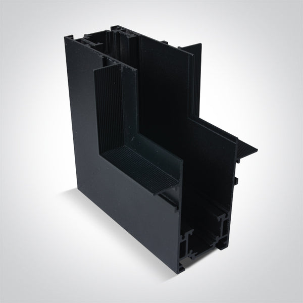 One Light 42012BTR/B BLACK TRIMLESS CORNER WALL TO WALL (IN) FOR 42001TR / 42002TR