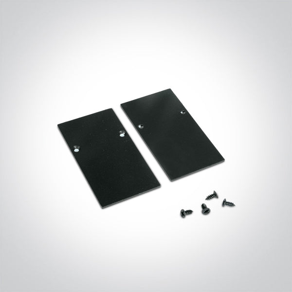 One Light 42022/B BLACK END CAPS FOR 42001/42002/42003/42001R/42002R