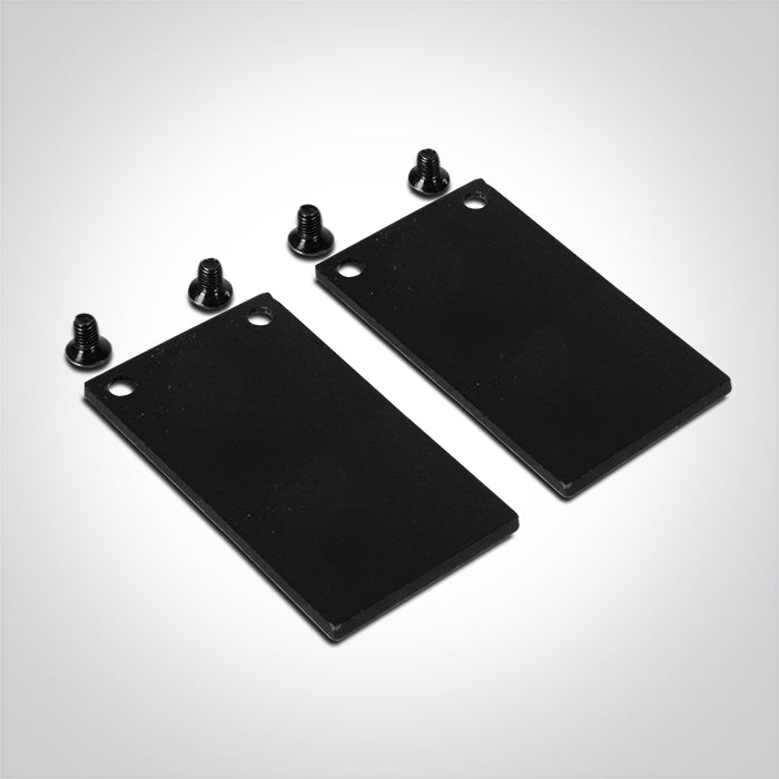 One Light 42022B/B BLACK END CAPS FOR 42001B/42002B/42001RB/42002RB