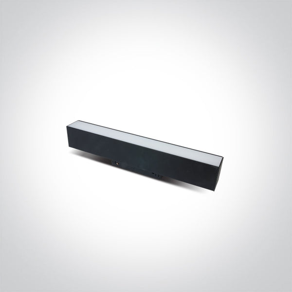 One Light 42100AL/B/W BLACK 15W LINEAR LIGHT WW 48V IP20 DALI MAXI