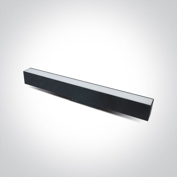 One Light 42100BL/B/W BLACK 25W LINEAR LIGHT WW 48V IP20 DALI MAXI