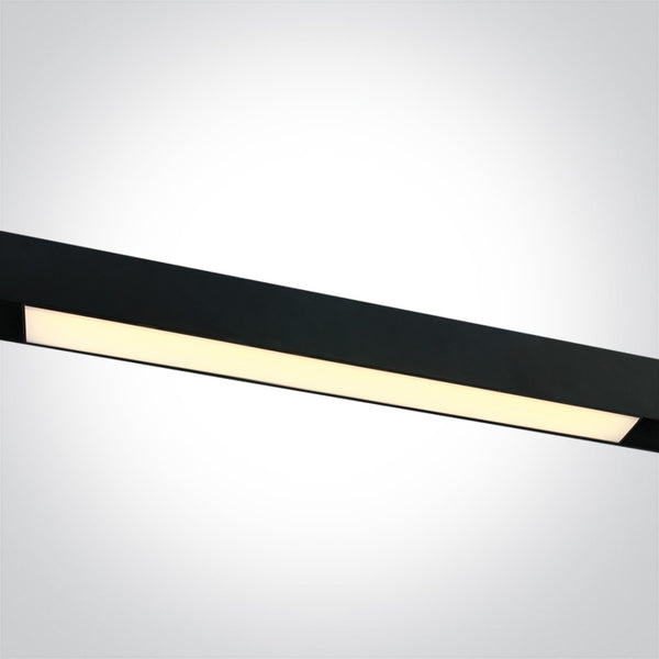 One Light 42100BL/B/W BLACK 25W LINEAR LIGHT WW 48V IP20 DALI MAXI