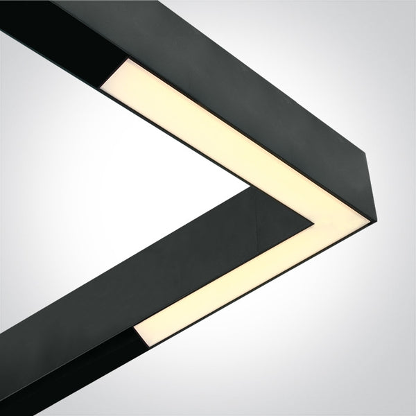 25W LED Linear Corner track light for 48V Magnetic Track Lighting System