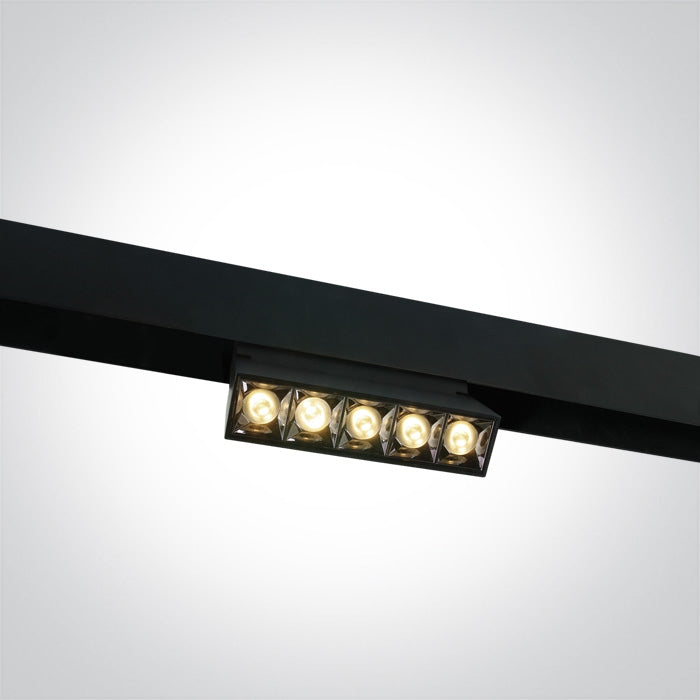 12W Adjustable LED Linear Track Light for 48V Magnetic Track Light System