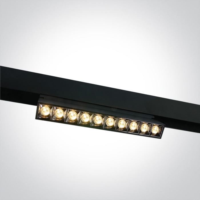 22W Adjustable LED Linear Track Light for 48V Magnetic Track Light System
