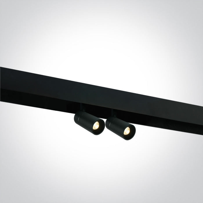 Twin 6W Track Spot for 48V Magnetic Track Light System