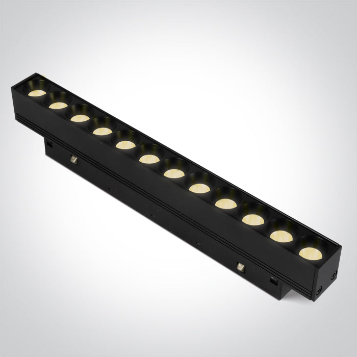 One Light 42112AA/B/W BLACK 12W WW 48V IP20 MINI/MIDI