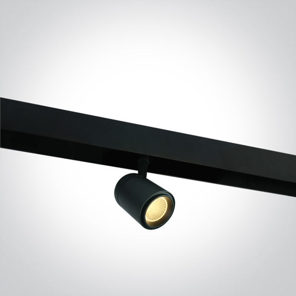 12W Black Track Spot Light for 48v Magnetic Track Light System