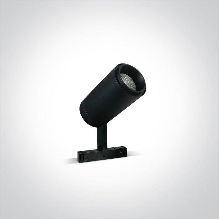 One Light 42114C/B/W 30W Black Spot Light for 48V Magnetic Track System