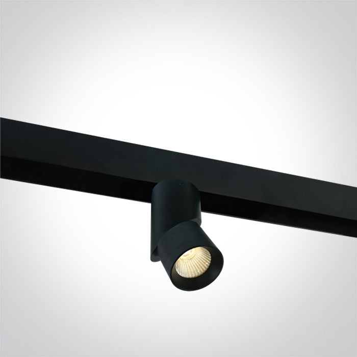 15W Black Track Spot Light for 48V Magnetic Track Light System