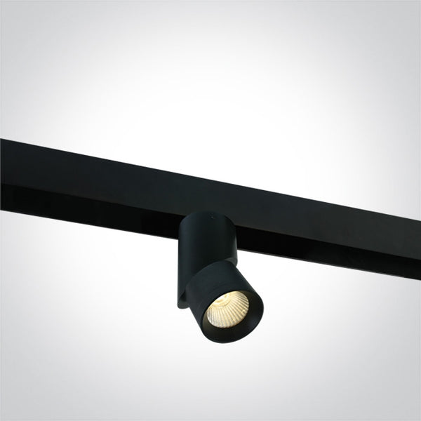 15W Black Track Spot Light for 48V Magnetic Track Light System