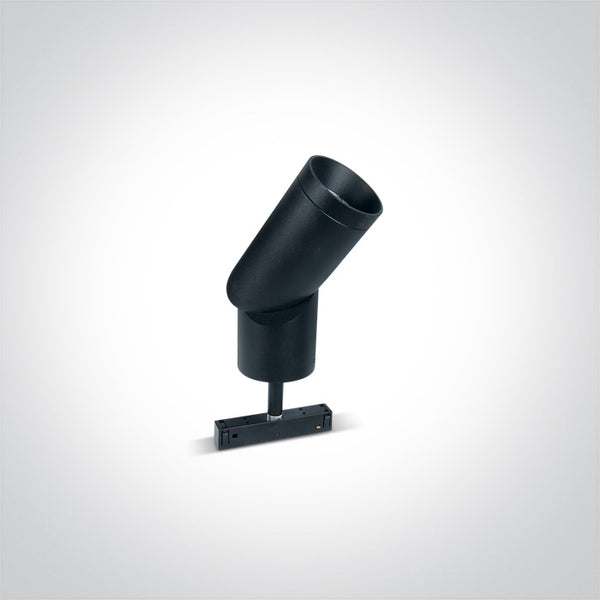 One Light 42116C/B/W 15W Black Track Spot Light for 48V Magnetic Track Light System