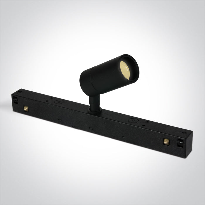 One Light 42122A/B/W BLACK 3W WW 48V IP20 ADJUSTABLE MINI/P&P