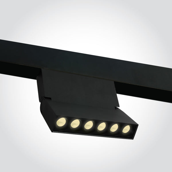 One Light 42124AA/B/W BLACK 10W WW 48V IP20 ADJUSTABLE MINI/MIDI
