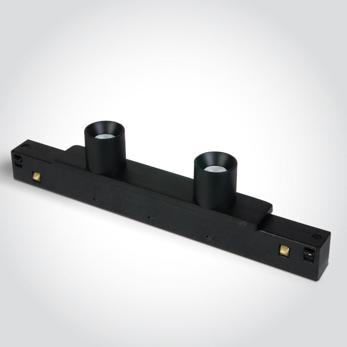 One Light 42128A/B/W BLACK 2x2W WW 48V IP20 MINI/MIDI