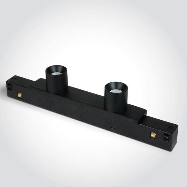 One Light 42128A/B/W BLACK 2x2W WW 48V IP20 MINI/MIDI