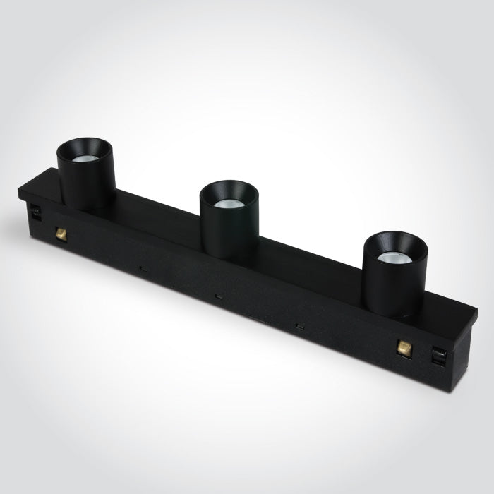 One Light 42128B/B/W BLACK 3x2W WW 48V IP20 MINI/MIDI