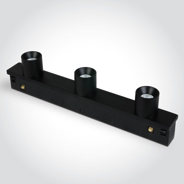 One Light 42128B/B/W BLACK 3x2W WW 48V IP20 MINI/MIDI