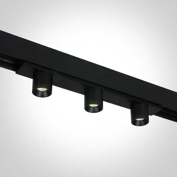 One Light 42128B/B/W BLACK 3x2W WW 48V IP20 MINI/MIDI